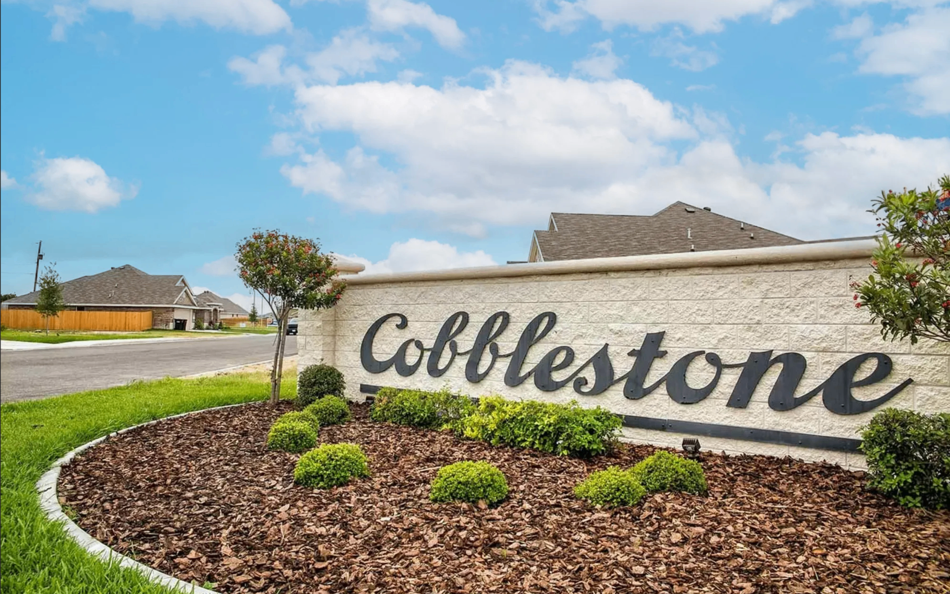 Cobblestone model home